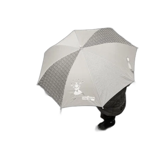 umbrella, 3d render, rain, person, holding, cartoon, character, stands transparent PNG cut-out