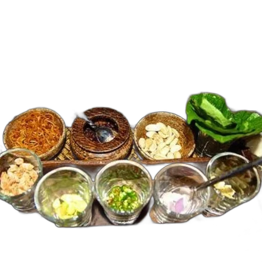 food, jewelry, staff, table, setting, various, condiments, small transparent PNG cut-out