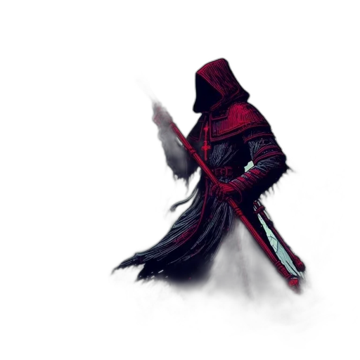 sword, staff, weapon, mask, concept art, fantasy art, pixel art, 3d render transparent PNG cut-out