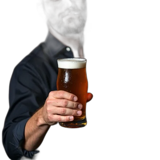 staff, face, bottle, jacket, photorealistic, 3d render, concept art, pixel art transparent PNG cut-out