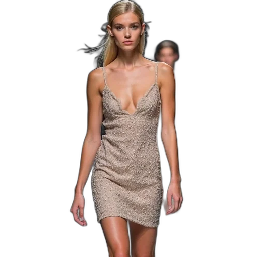 dress, photorealistic, 3d render, concept art transparent PNG cut-out