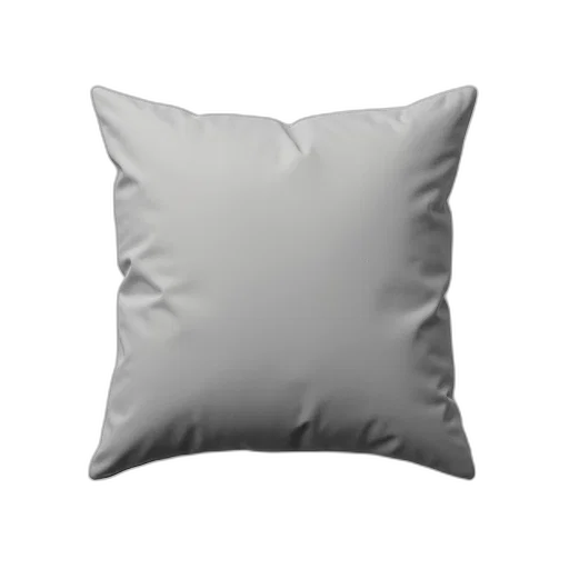 furniture, crown, photorealistic, 3d render, monochrome, plain, grey, pillow transparent PNG cut-out