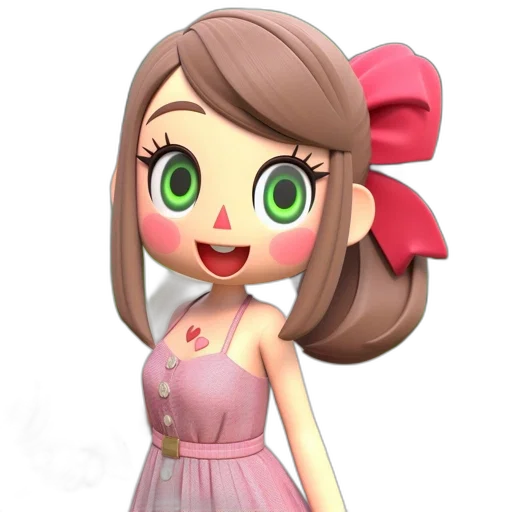 dress, face, staff, mask, 3d render, cartoon, anime, concept art transparent PNG cut-out