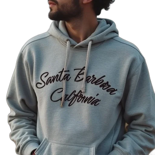 jacket, 3d render, photorealistic, man, wearing, grey, hoodie, text transparent PNG cut-out
