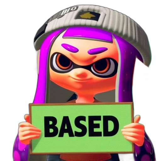 hat, weapon, 3d render, vaporwave, concept art, animated, character, sporting transparent PNG cut-out