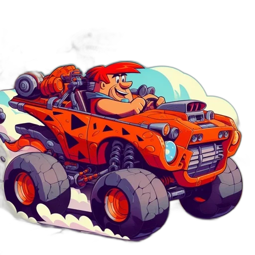car, robot, weapon, concept art, comic book art, cartoon, pixel art, illustration transparent PNG cut-out