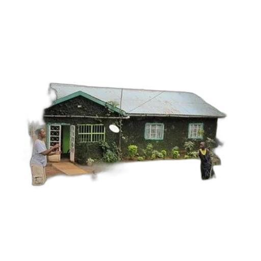 building, furniture, 3d render, photorealistic, concept art, forest, rural, house transparent PNG cut-out