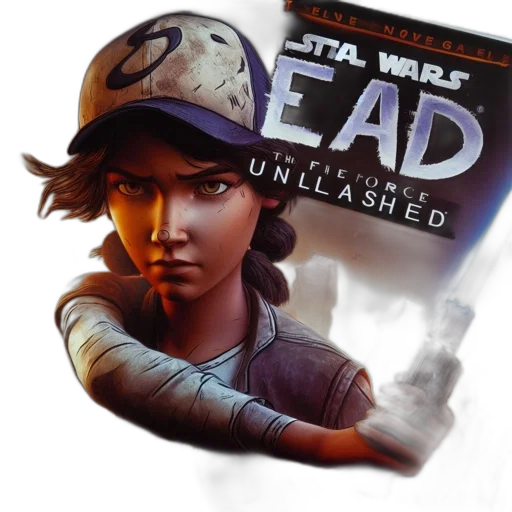 concept art, teenage, girl, dark, hair, wielding, blue, lightsaber transparent PNG cut-out