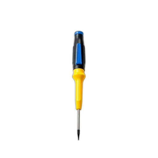 staff, weapon, umbrella, hair, 3d render, yellow, blue, screwdriver transparent PNG cut-out