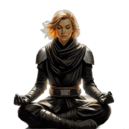 staff, concept art, comic book art, fantasy art, pixel art, dark, earth tones, monochrome transparent PNG cut-out
