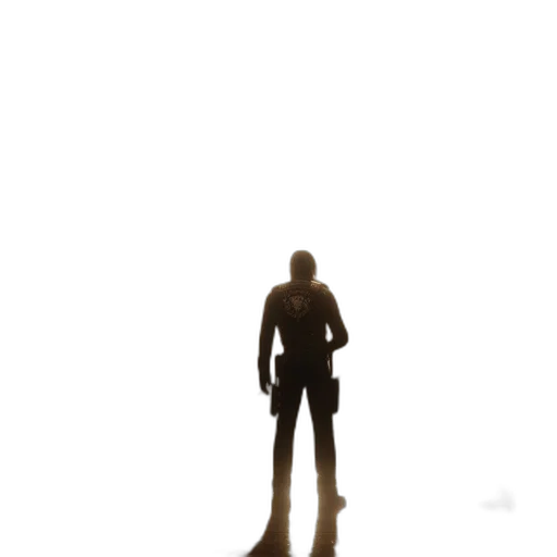 robot, staff, creature, face, 3d render, concept art, photorealistic, pixel art transparent PNG cut-out