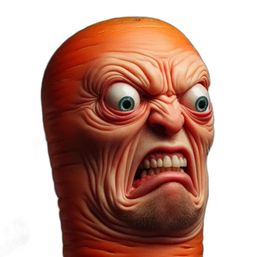 face, mask, creature, animal, 3d render, photorealistic, concept art, anthropomorphic transparent PNG cut-out