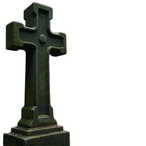 sword, weapon, jewelry, crown, 3d render, old, cemetery, tombstones transparent PNG cut-out