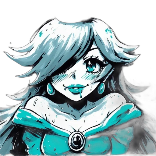 mask, face, jewelry, crown, anime, comic book art, watercolor, concept art transparent PNG cut-out