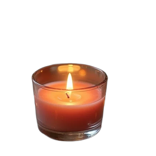 fire, glass, tea, light, holder, mom, candle, background transparent PNG cut-out