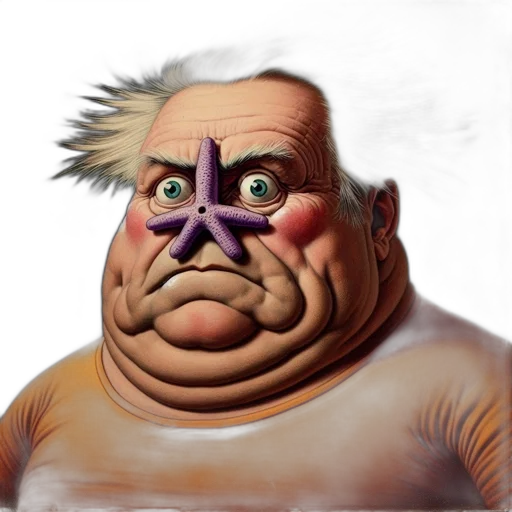 face, creature, animal, mask, concept art, photorealistic, 3d render, cartoon transparent PNG cut-out