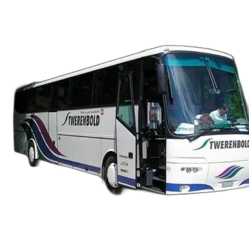 staff, animal, 3d render, photorealistic, twerenbold, bus, parked, lot transparent PNG cut-out