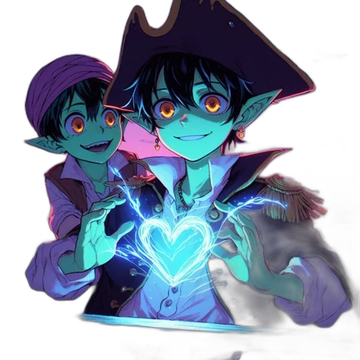 concept art, fantasy art, pixel art, cartoon, neon lights, underwater, blue, neon transparent PNG cut-out