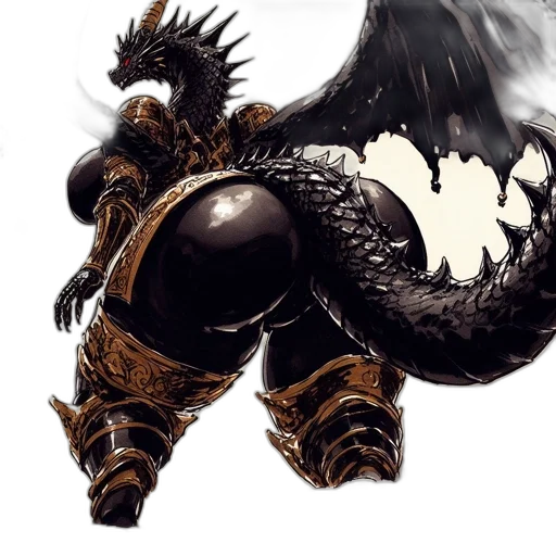 dragon, creature, weapon, animal, concept art, fantasy art, comic book art, pixel art transparent PNG cut-out