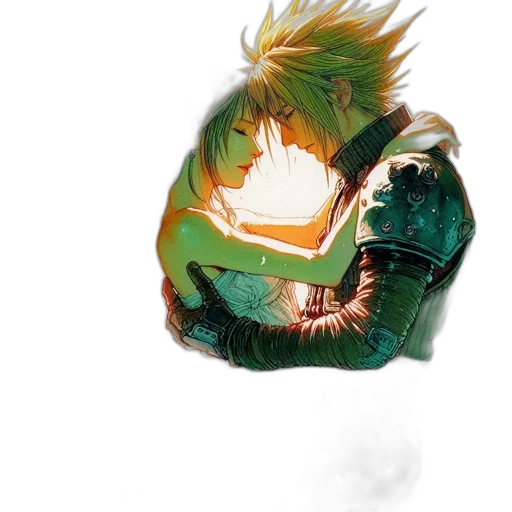 mask, jacket, weapon, face, concept art, comic book art, watercolor, fantasy art transparent PNG cut-out