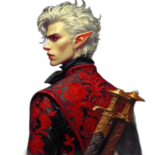 jacket, staff, face, dragon, fantasy art, concept art, pixel art, photorealistic transparent PNG cut-out
