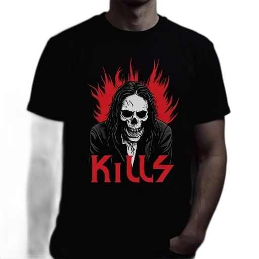 3d render, kills, tour, shirt transparent PNG cut-out