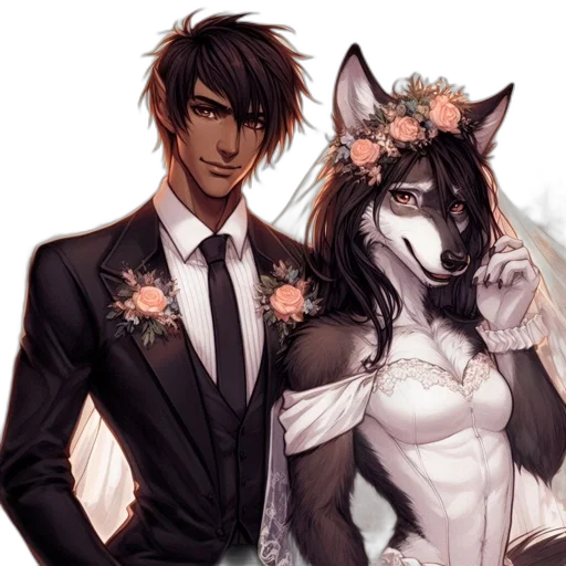fantasy art, anime, concept art, watercolor, monochrome, dark, earth tones, two transparent PNG cut-out