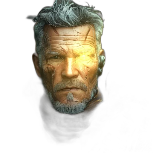 face, mask, staff, weapon, concept art, photorealistic, fantasy art, comic book art transparent PNG cut-out