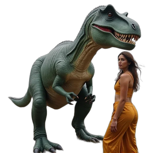 dragon, creature, dress, animal transparent PNG cut-out