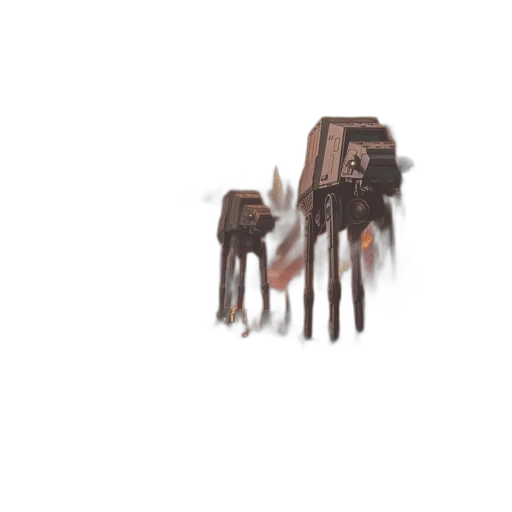robot, furniture, weapon, umbrella, concept art, pixel art, 3d render, cyberpunk transparent PNG cut-out