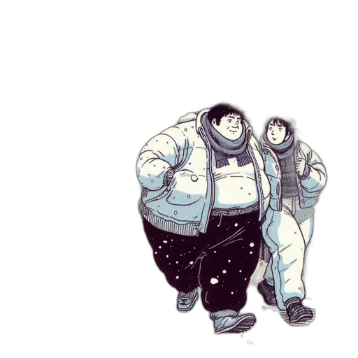 jacket, robot, concept art, comic book art, watercolor, pixel art, outer space, snow transparent PNG cut-out