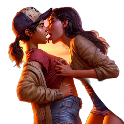 jacket, hat, concept art, photorealistic, comic book art, fantasy art, neon lights, fire transparent PNG cut-out