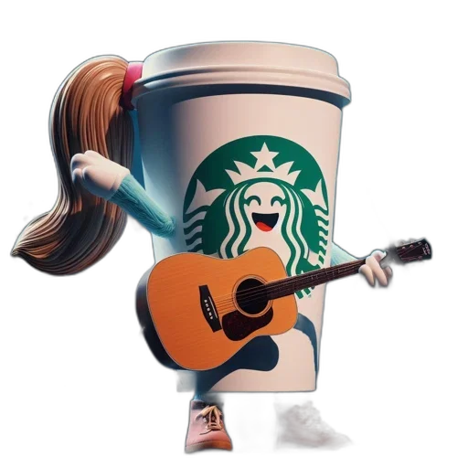 hair, 3d render, cartoon, photorealistic, concept art, oversized, animated, coffee transparent PNG cut-out