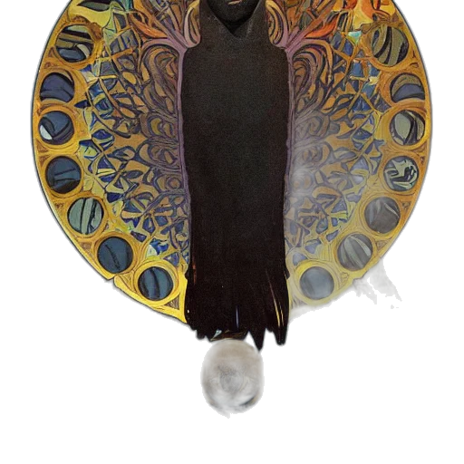 mask, jewelry, jacket, staff transparent PNG cut-out