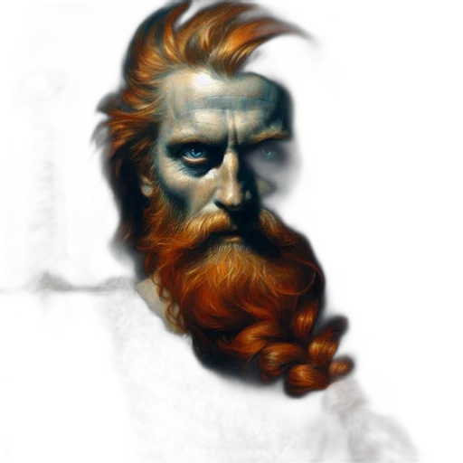 face, hair, mask, staff, fantasy art, photorealistic, concept art, watercolor transparent PNG cut-out