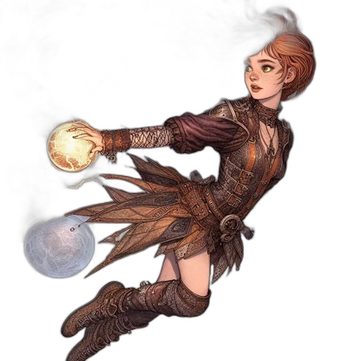 staff, dragon, dress, weapon, fantasy art, concept art, watercolor, pixel art transparent PNG cut-out