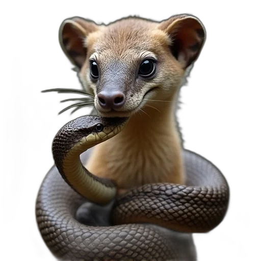 animal, creature, staff, hat, photorealistic, 3d render, concept art, fantasy art transparent PNG cut-out