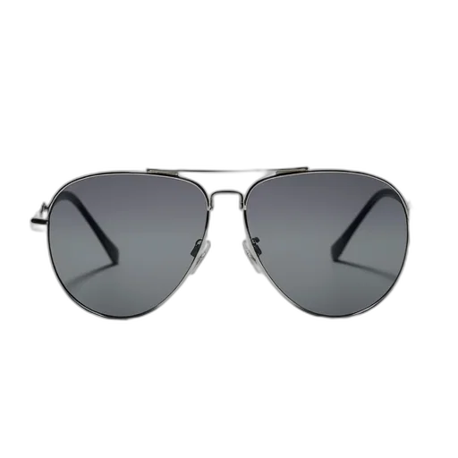 silver, metal, aviator, style, sung, glasses, gray, gradient transparent PNG cut-out