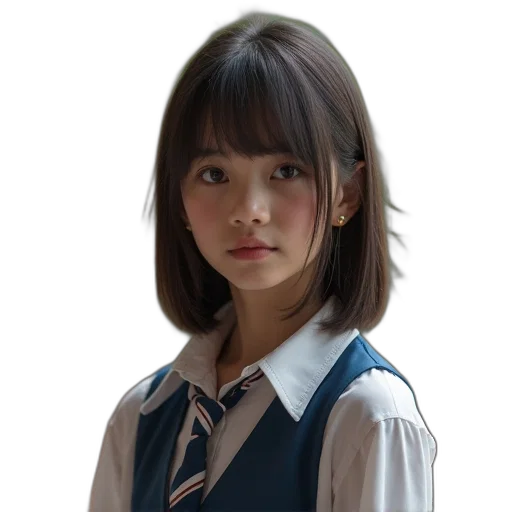 face, jacket, staff, robot transparent PNG cut-out