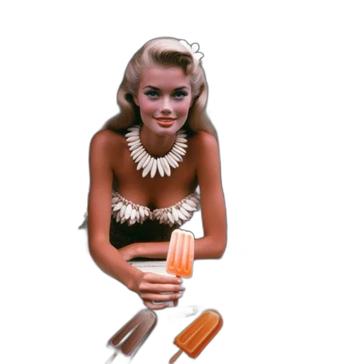 jewelry, dress, staff, weapon, vaporwave, photorealistic, 3d render, concept art transparent PNG cut-out
