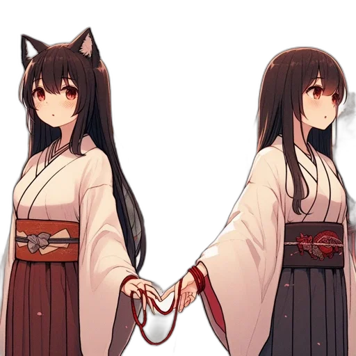 dress, staff, anime, concept art, pixel art, fantasy art, monochrome, red transparent PNG cut-out