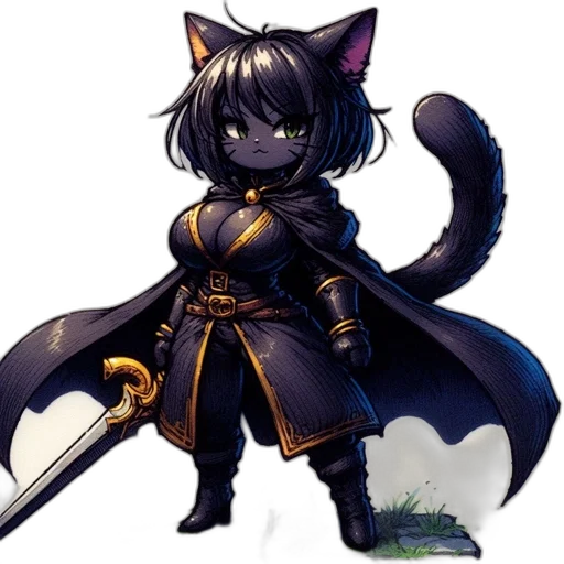 staff, weapon, sword, fantasy art, pixel art, concept art, anime, dark transparent PNG cut-out