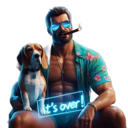 jacket, concept art, cyberpunk, vaporwave, pixel art, neon lights, neon, man transparent PNG cut-out