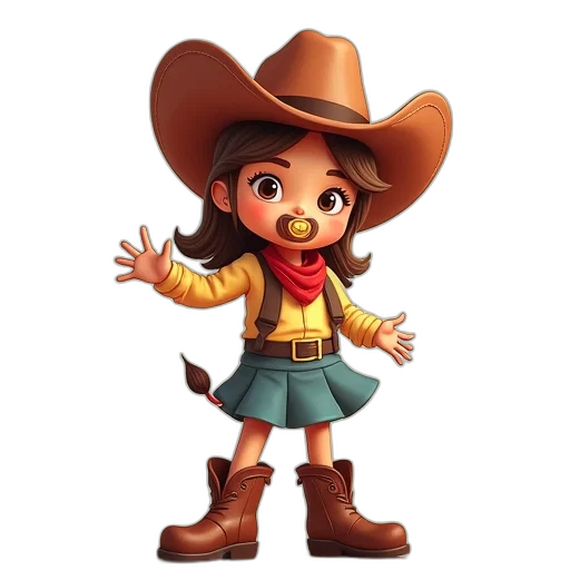 hat, staff, animal, weapon, 3d render, concept art, cartoon, pixel art transparent PNG cut-out