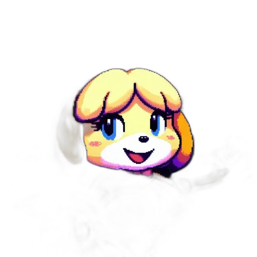 staff, hat, mask, face, pixel art, 3d render, vaporwave, anime transparent PNG cut-out