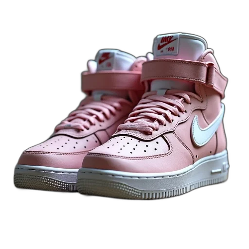 shoes, vaporwave, 3d render, pastel transparent PNG cut-out