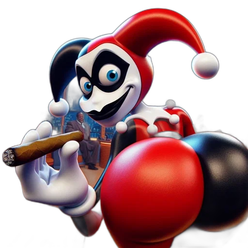 robot, staff, 3d render, concept art, cartoon, comic book art, animated, harley transparent PNG cut-out