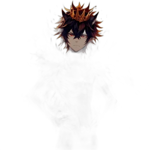 mask, creature, crown, hair, concept art, 3d render, photorealistic, fantasy art transparent PNG cut-out