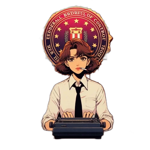 staff, crown, hat, pixel art, anime, cartoon, vaporwave, woman transparent PNG cut-out