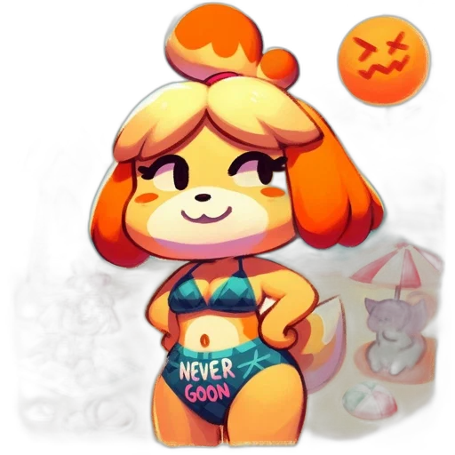 animal, jacket, dress, creature, concept art, pixel art, 3d render, cartoon transparent PNG cut-out